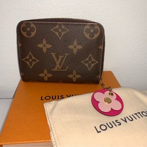 ❣️SOLD LOUIS VUITTON Monogram Zippy Coin Wallet Purse Flower LIMITED EDITION